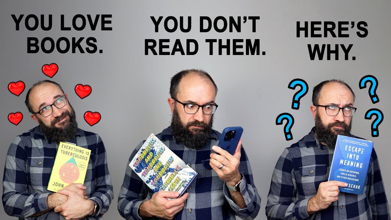 You Love Books. You Don’t Read them. Here’s Why.