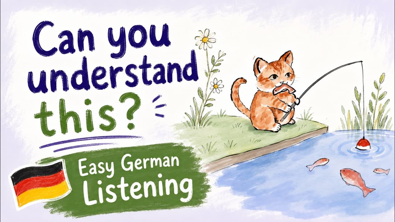 Learn German with comprehensible input (super beginner)