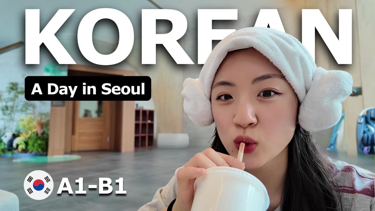 LEARN KOREAN naturally with this Vlog | Slow Korean & Real-Life Conversations