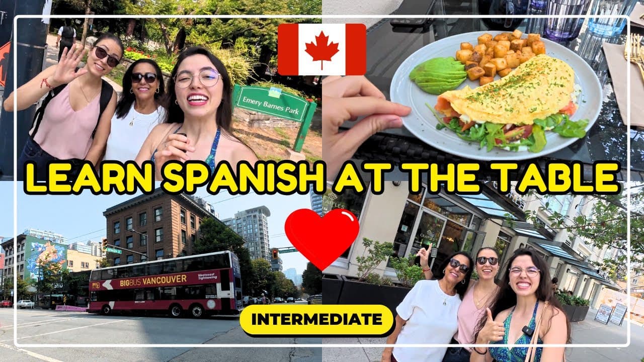 Learn Spanish at a Brazilian Restaurant! 🍽️ (Comprehensible Input)