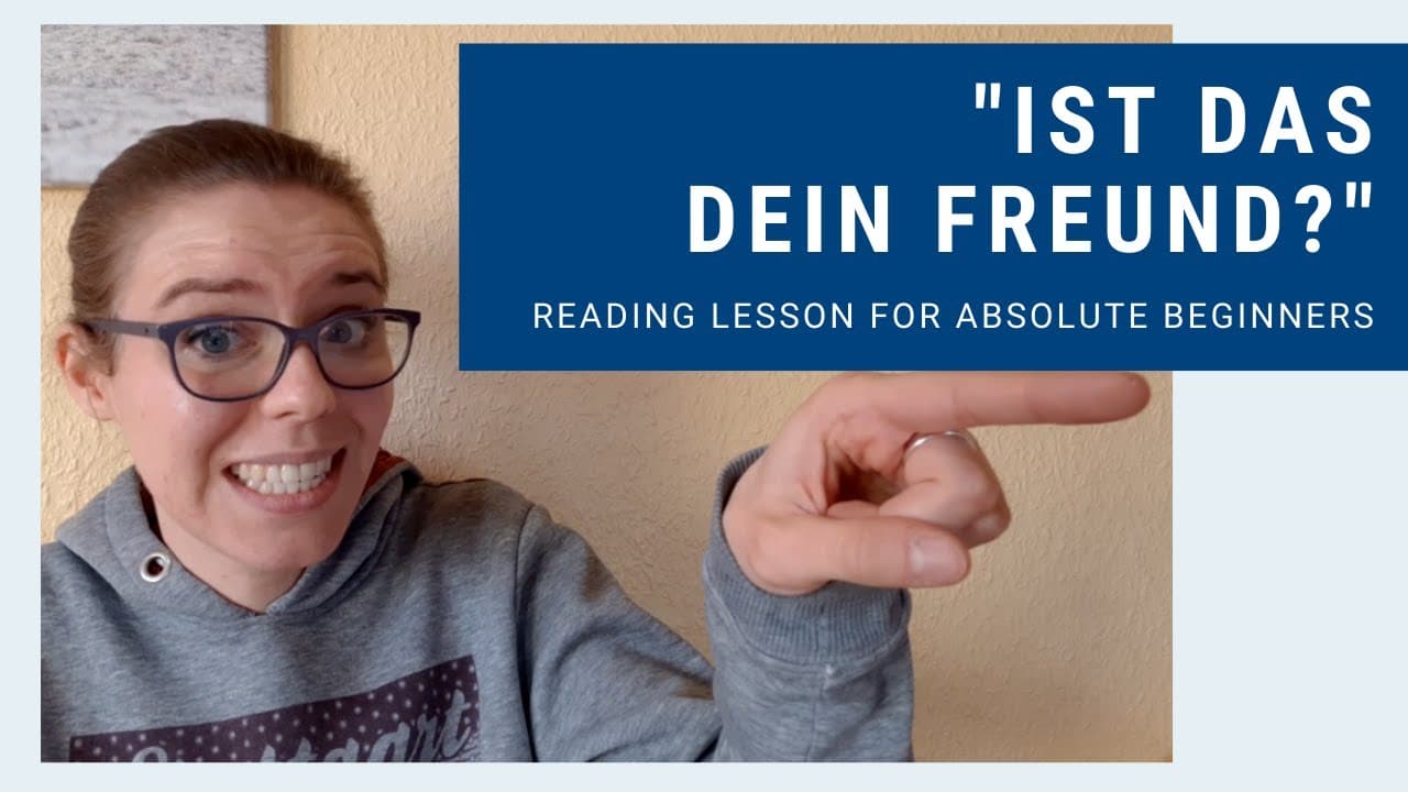 ICH SUCHE MEINEN FREUND | comprehensible TPRS Story for Absolute Beginners (Reading)