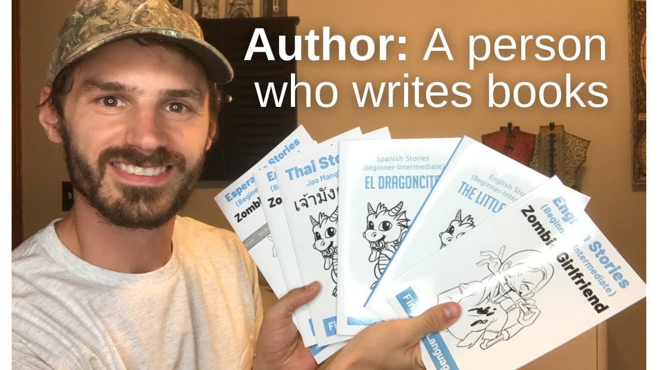 I am an author (I write books) | Easy English lesson