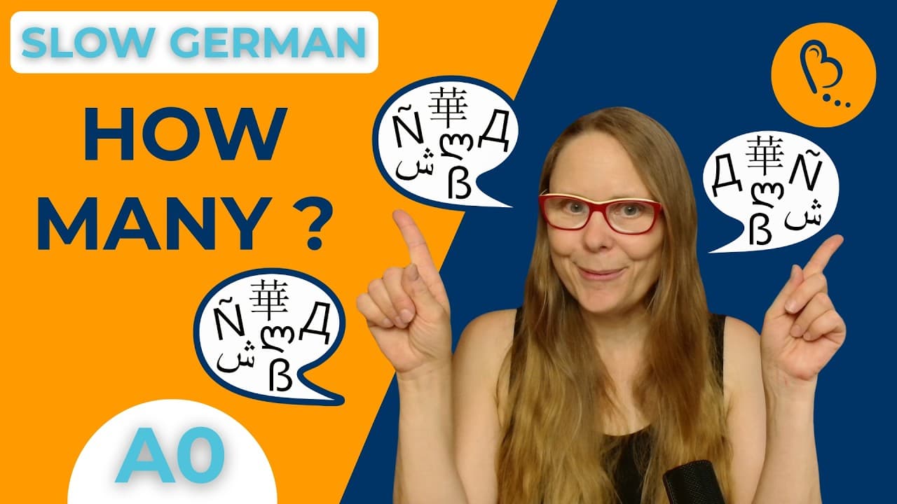 What Languages Do I Speak? 🌍 Self-Introduction #18 | German Comprehensible Input [A0]