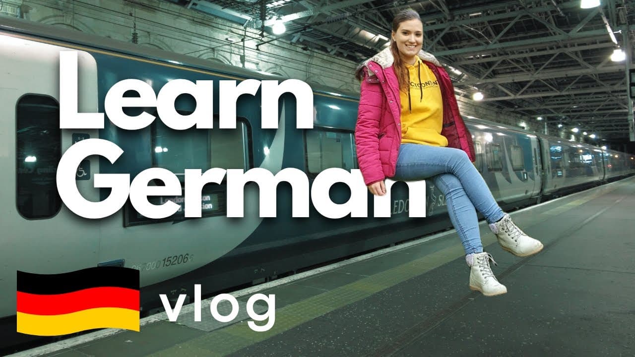 Learn German on a Sleeper Train 🚆 | German Immersion Vlog for Intermediate Learners