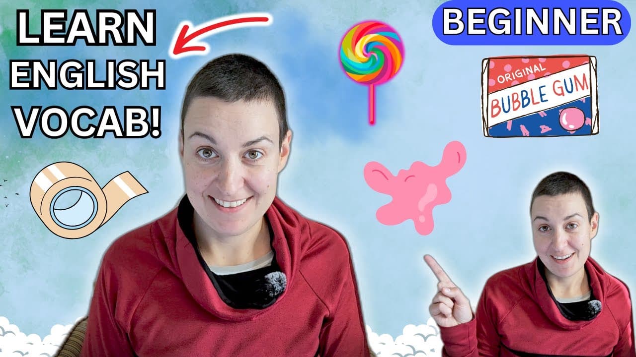 Let's Talk About Sticky Things! 🍭 🍯 | English for Beginners (Episode 3)