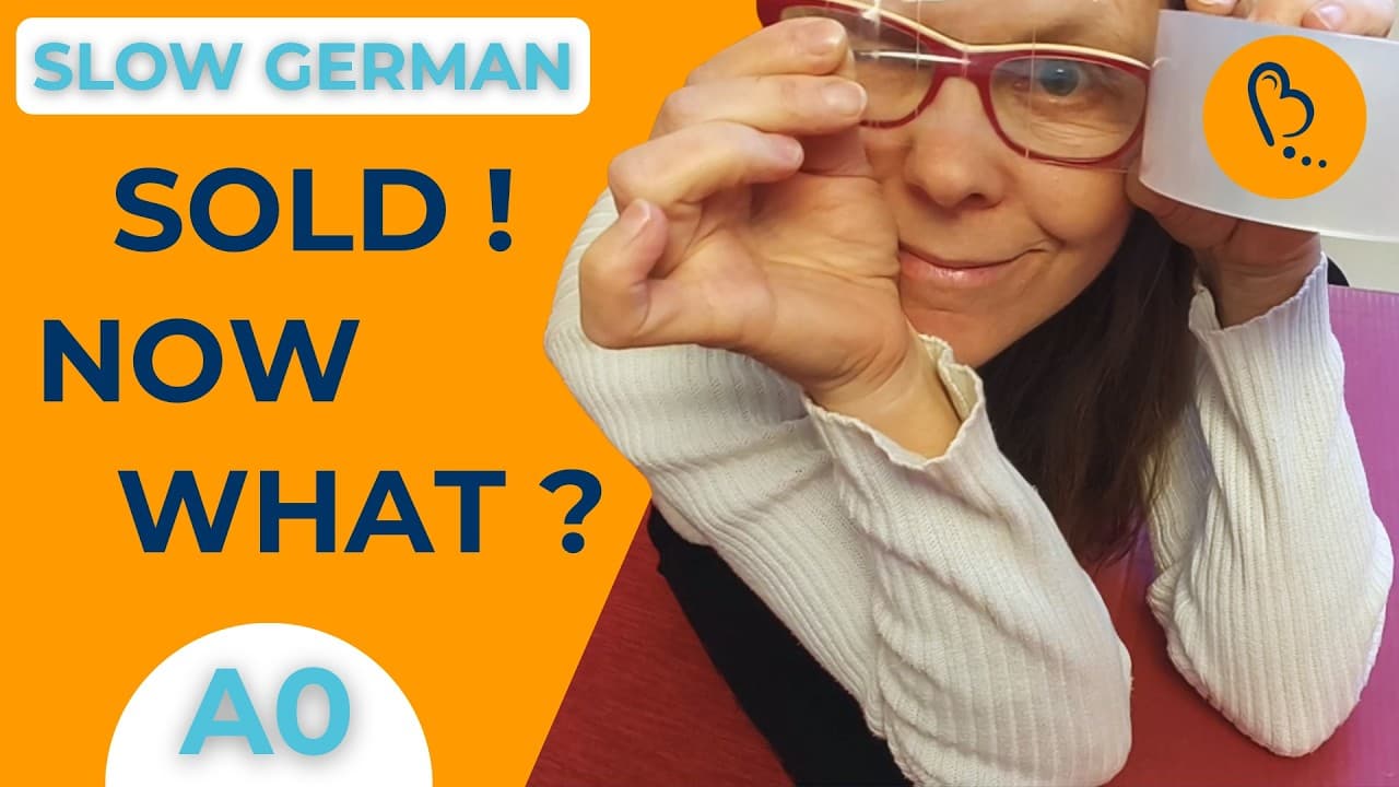 Learn German with Me Packing a Parcel📦| Easy Vlogs #12 | German Comprehensible Input [A0]