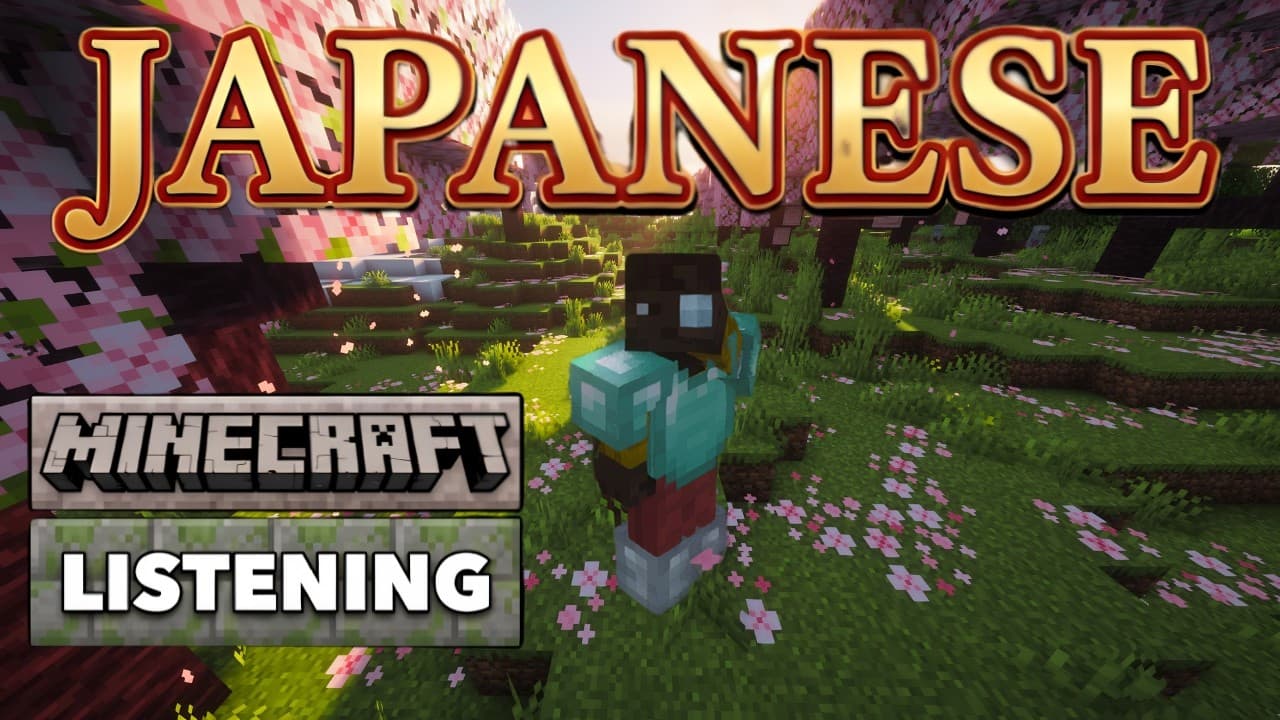 Learn Japanese with Minecraft - Let's find Sakura