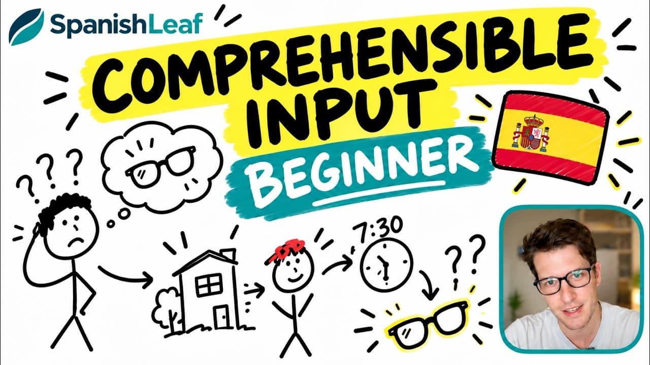 Spanish Comprehensible Input | Beginner Story | Marcos y los anteojos