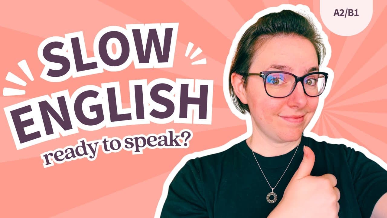 Understand but can't speak? 🗣️ | B1 SLOW ENGLISH listening practice