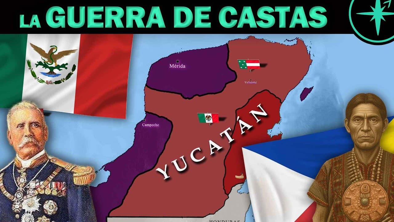 🇲🇽⚔️💥La Guerra de Castas 1847-1901 (Recreación animada)
