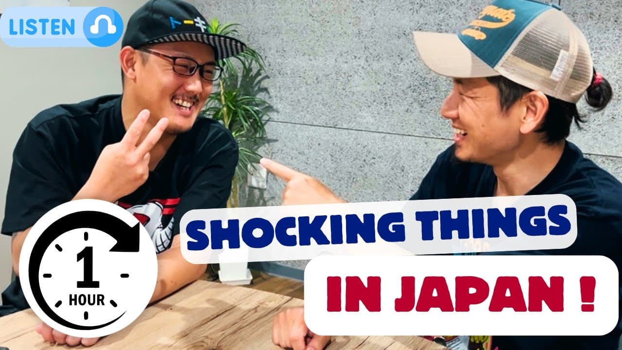 外国人が日本でびっくりすることは？ Culture Shocks in Japan. | N2-N3 | 1 Hour Japanese Listening.