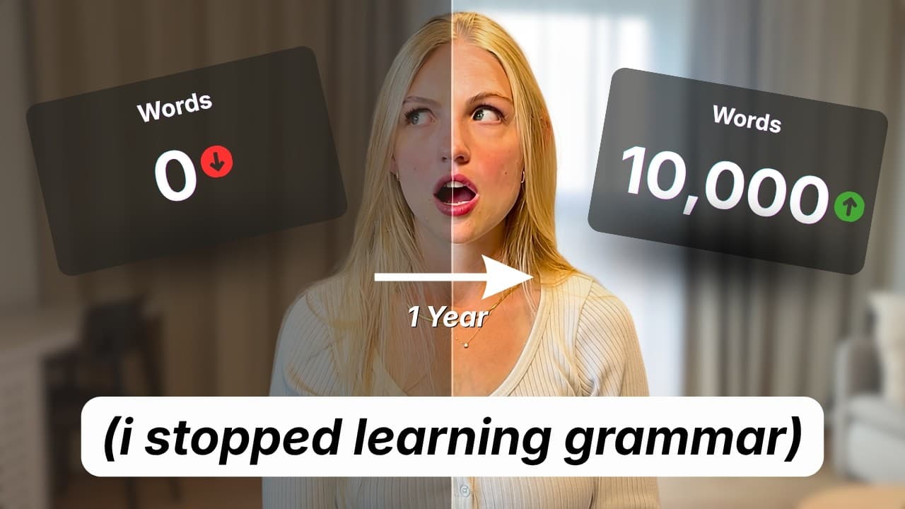 I Ignored Grammar and Learned 10,000 Words in a Year (Here's My Exact System)