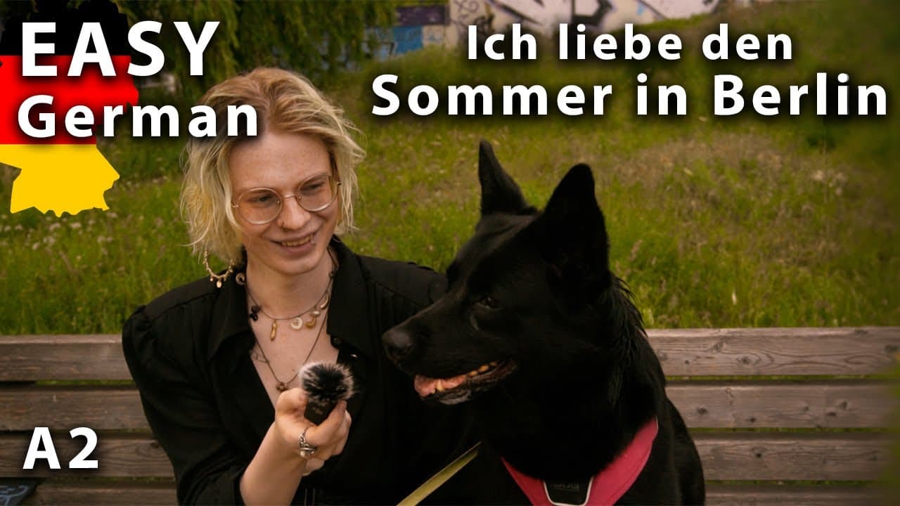 Real-Life Vlog in German with subtitles / A2 German Comprehensible Input