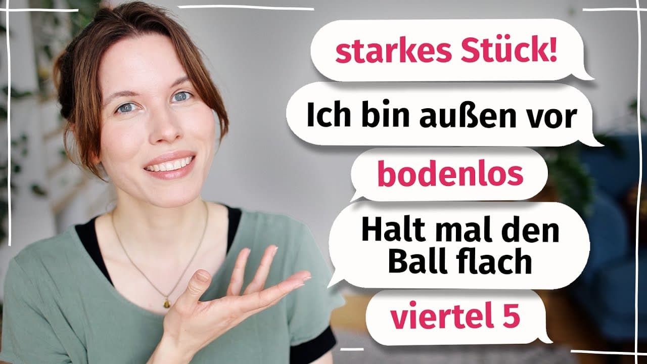 Umgangssprache: Kennst du diese 10 Ausdrücke? (Deutsch B2, C1)