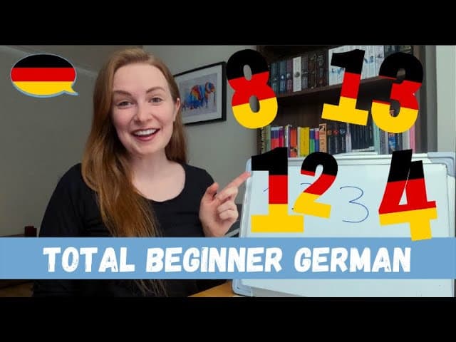 Let's Count in German│Total Beginner German