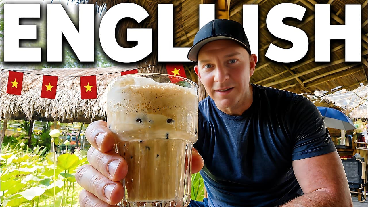 Learn Real Life English While Ordering Salt Coffee | Comprehensible Input