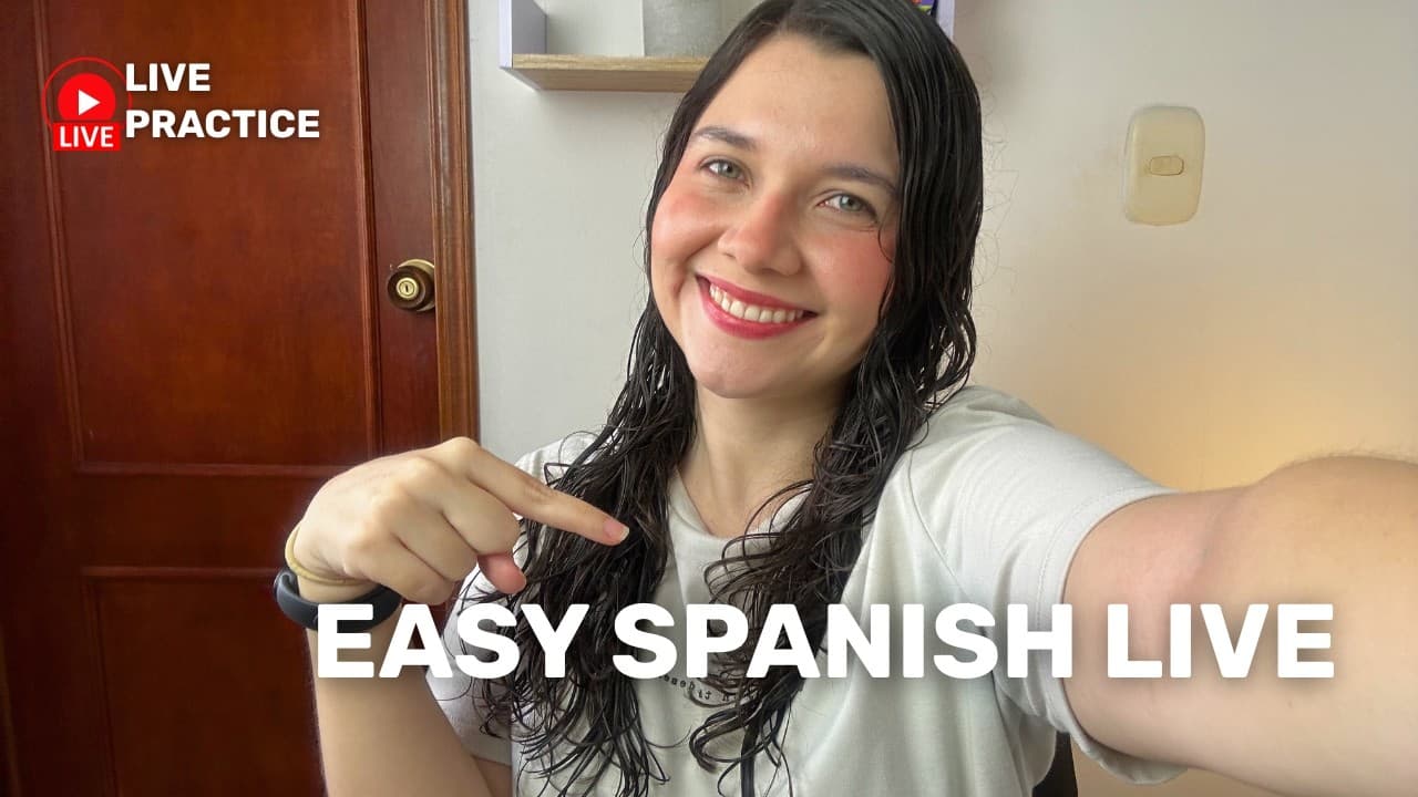 Learn Spanish by Listening | Slow Spanish Conversation Practice LIVE (Beginner friendly)