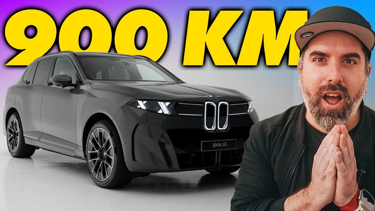 ASÍ es el NUEVO BMW iX5: 900 KM de AUTONOMÍA y MUCHO LUJO