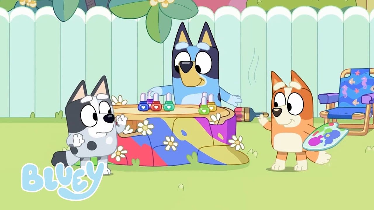 Diversión con las niñas de las flores | Bluey Español Canal Oficial