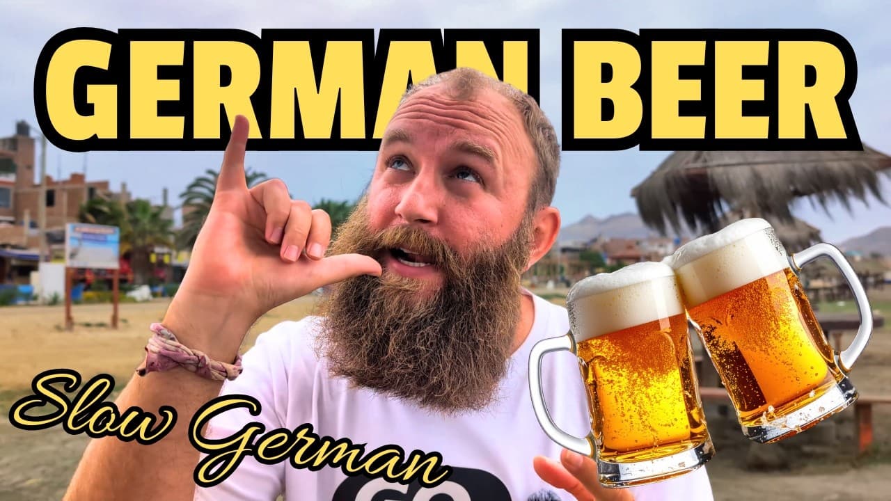 Germans and their beer - Slow German