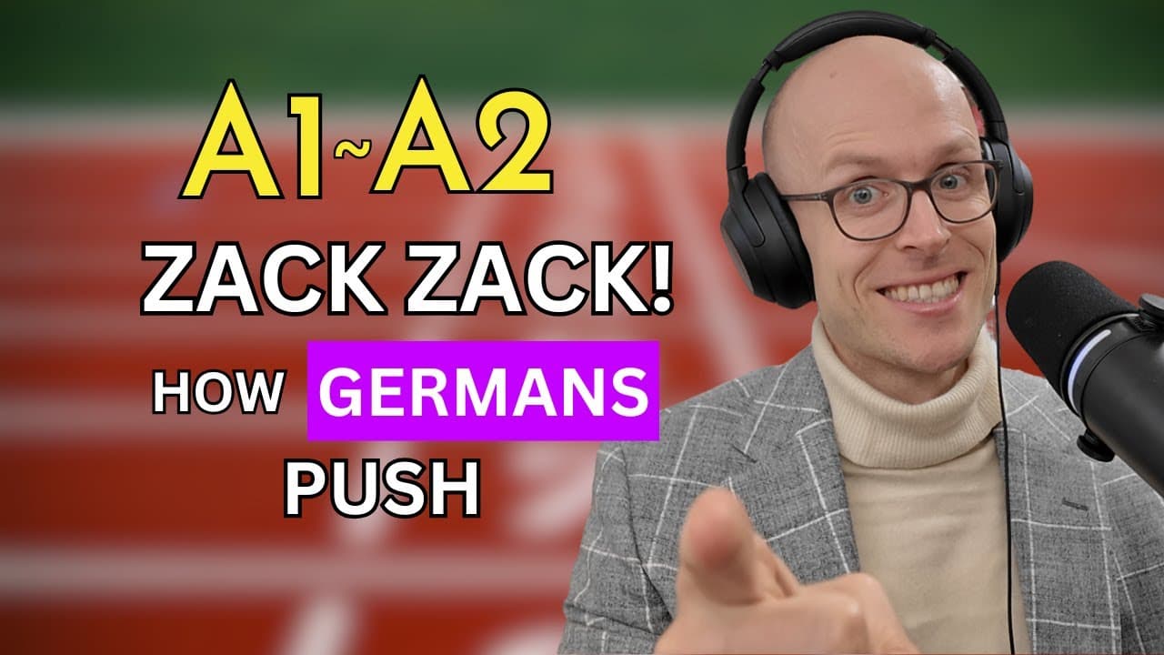 Zack Zack! | Slow German Podcast for Beginners