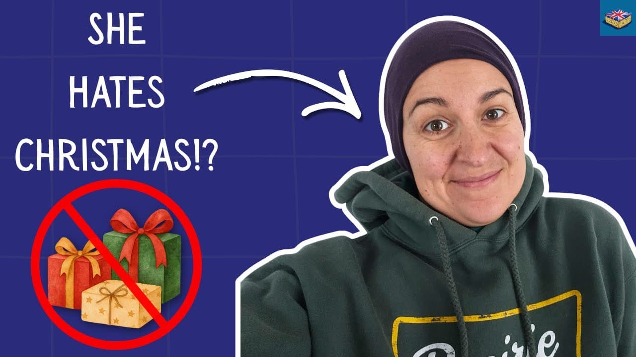 Justine Hates Christmas!? | English Comprehensible Input B1 Intermediate