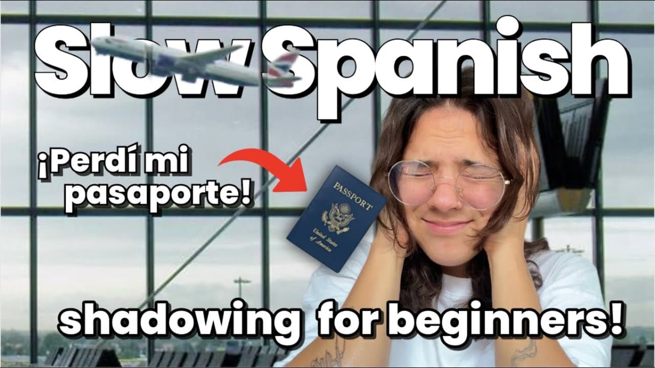 Practica Español 🎧 LENTO -- shadowing for ABSOLUTE beginners!