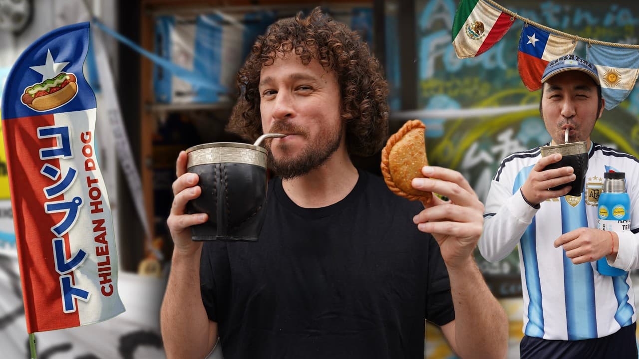 Probando comida latina en JAPÓN | ¿Mate con matcha? 🇦🇷🇨🇱🇲🇽🇯🇵