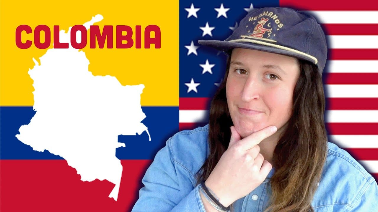🟡 Learn English - How Much Does an American Know About COLOMBIA? (English Comprehensible Input)