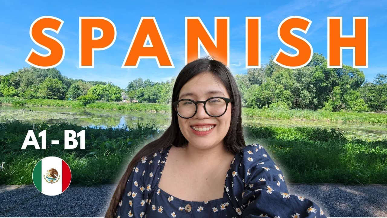Learn EASY & USEFUL spanish at the Park | Comprehensible Input (A1 - B1)
