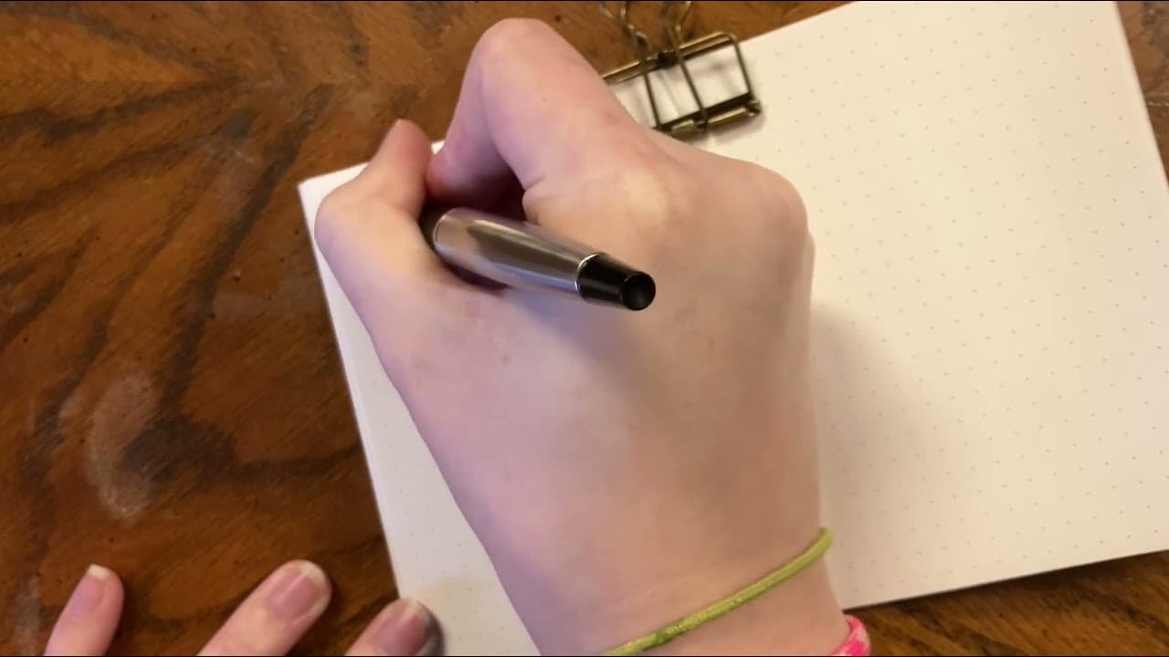 New Fountain Pen For Christmas | Parker 45 Black Tassie with Gold Nib