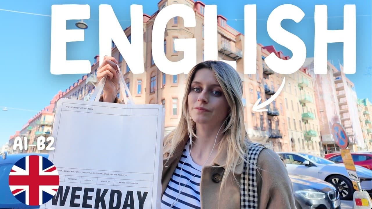 Shopping in Sweden 🇸🇪 | Slow British English