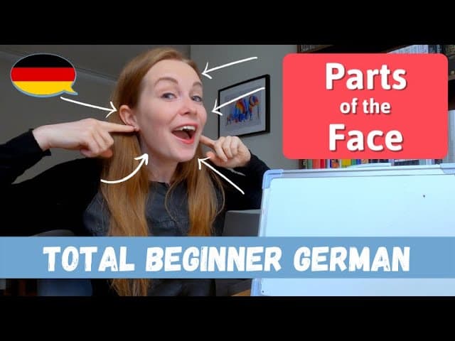 Parts Of The Face In German │Total Beginner German