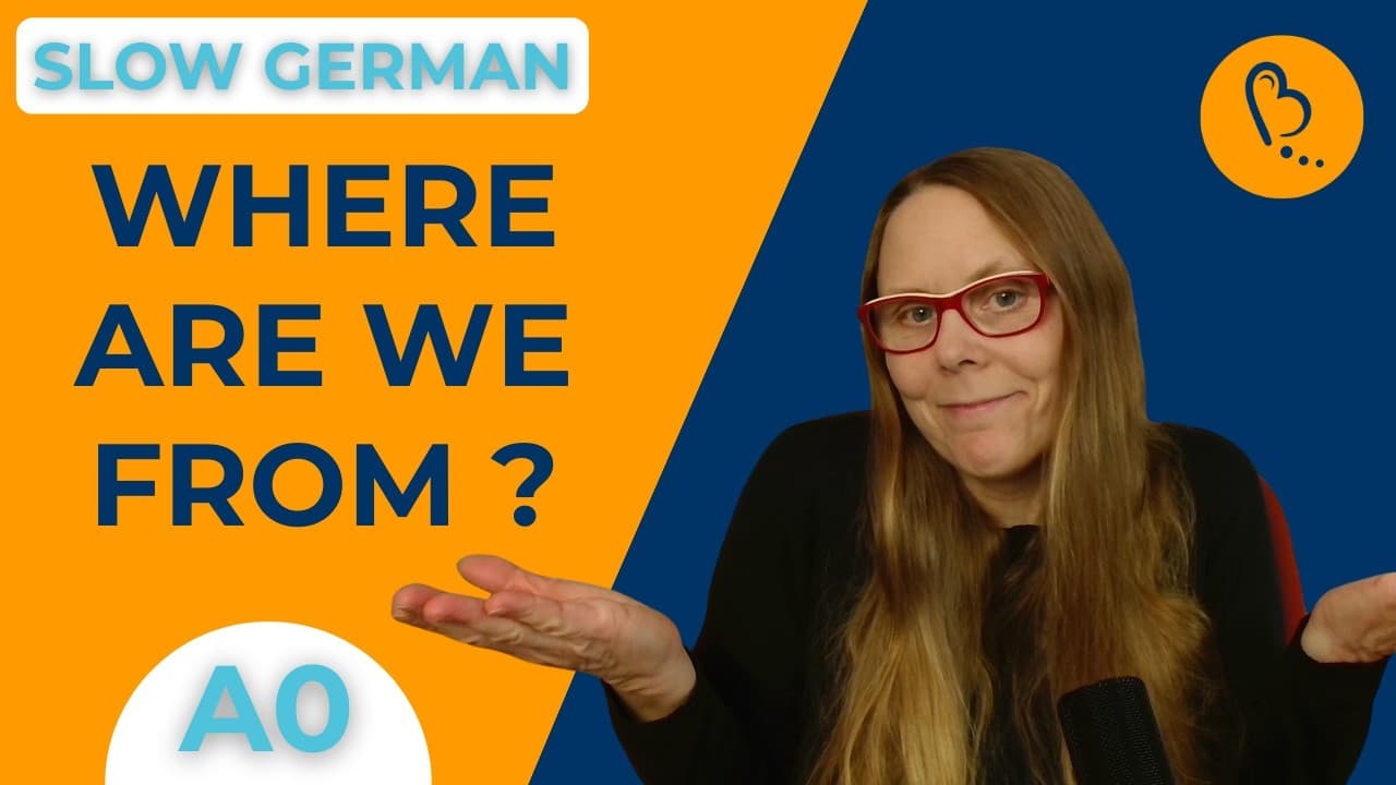 My Family and Me 🌍 Where We Come From | Self-Introduction #13 | German Comprehensible Input [A0]