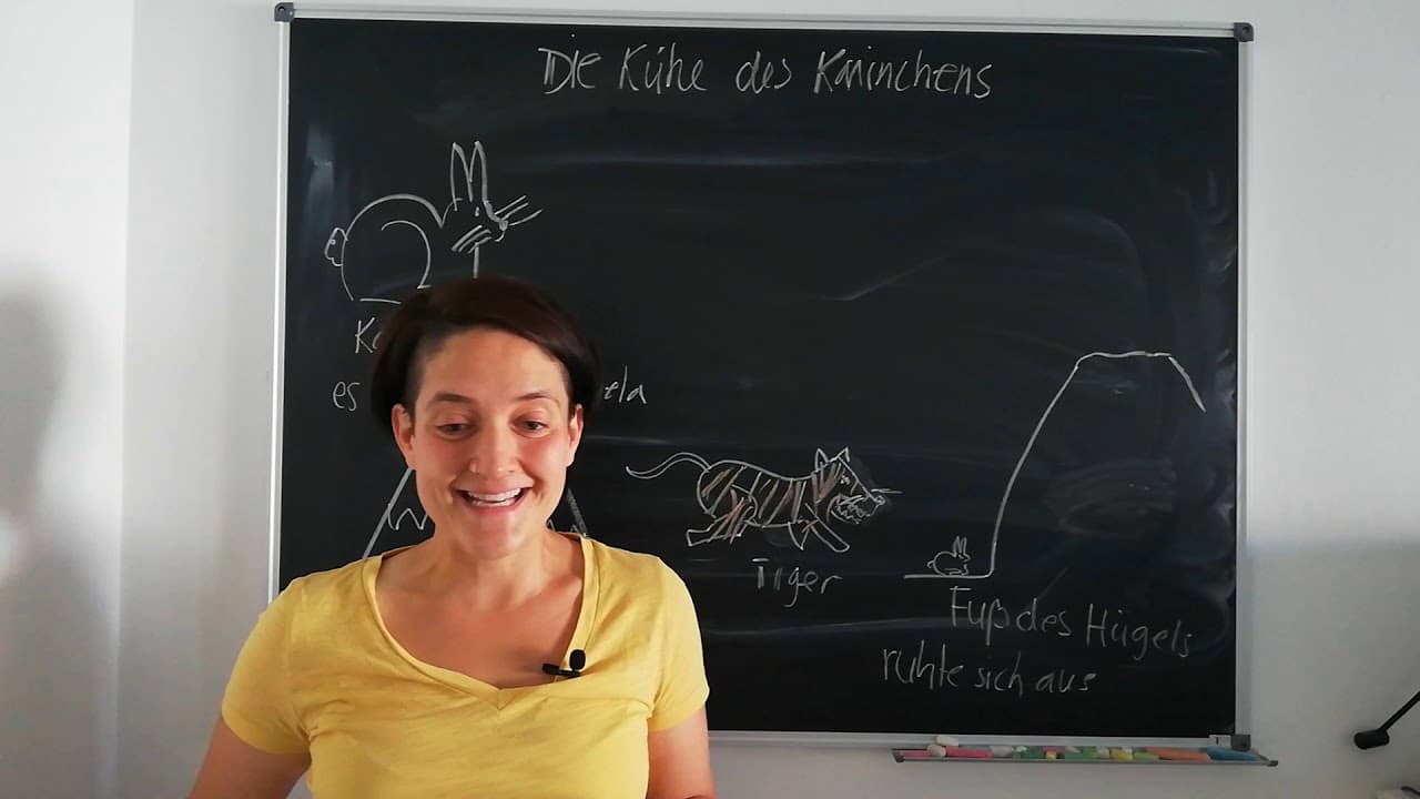 Zoom lesson: Die Kühe des Kaninchens