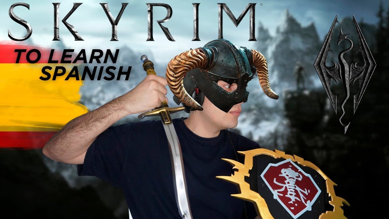 Learn Spanish With: Skyrim 🐲 | Comprehensible Input Spanish Gameplay