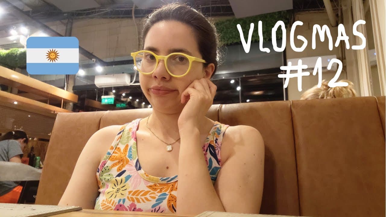 Fui a cenar y después a la mejor heladería de Buenos Aires | Vlogmas #12