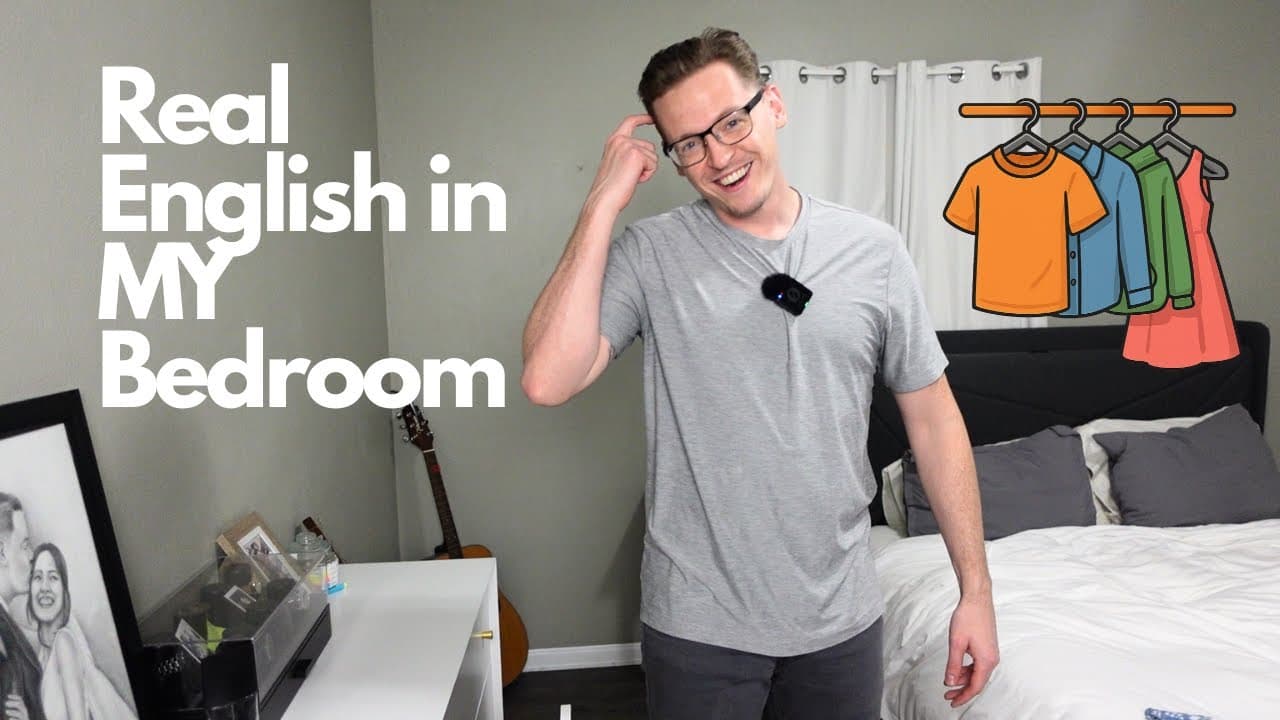 Learn Real-Life English: Everyday Bedroom Vocabulary 🛏️ | Comprehensible Input 
