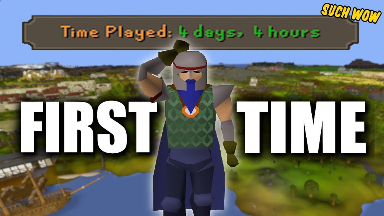 I Played Old School RuneScape (OSRS) For The First Time - 100 Hour Review