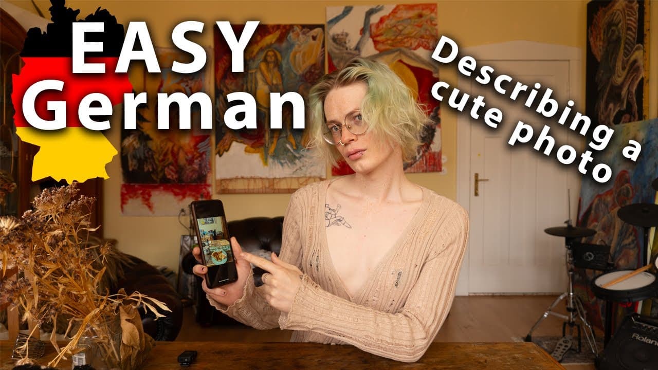 BEGINNER German Comprehensible Input A1 / Slow and easy German Listening Practice with subtitles