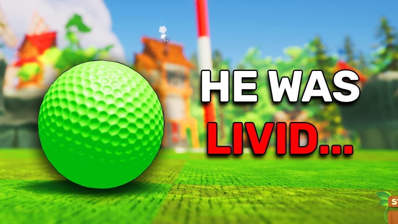 Playing GOLF IT with my BAND TEACHER