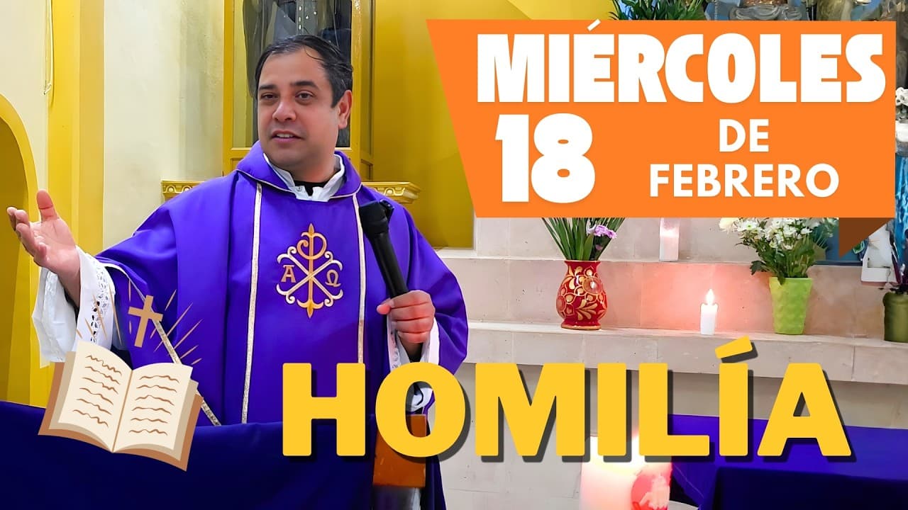 EVANGELIO DE HOY miércoles de ceniza 18 de febrero del 2026 - Padre Arturo Cornejo