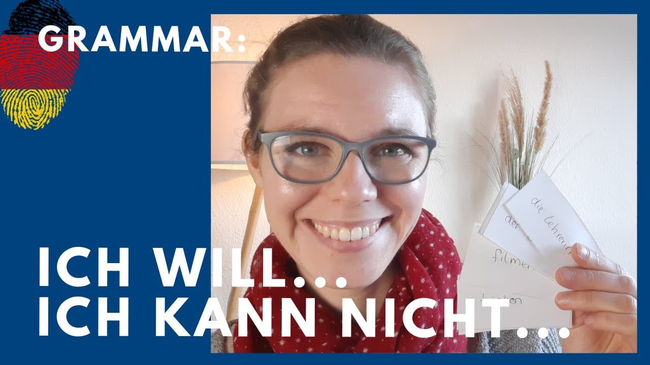 Hilfsverben: wollen & können | easy and comprehensible German