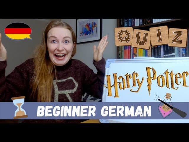 Harry Potter Quiz (Films) In Easy German│Beginner German