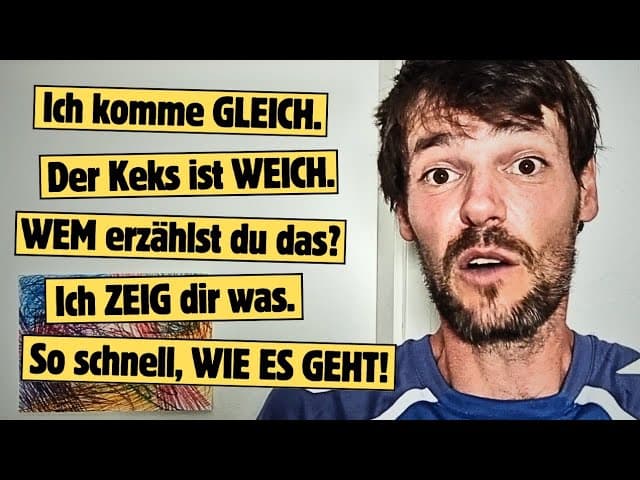 SO SPRICHST DU, wenn du 3 Jahre alt bist | Deutsch lernen A2/B1