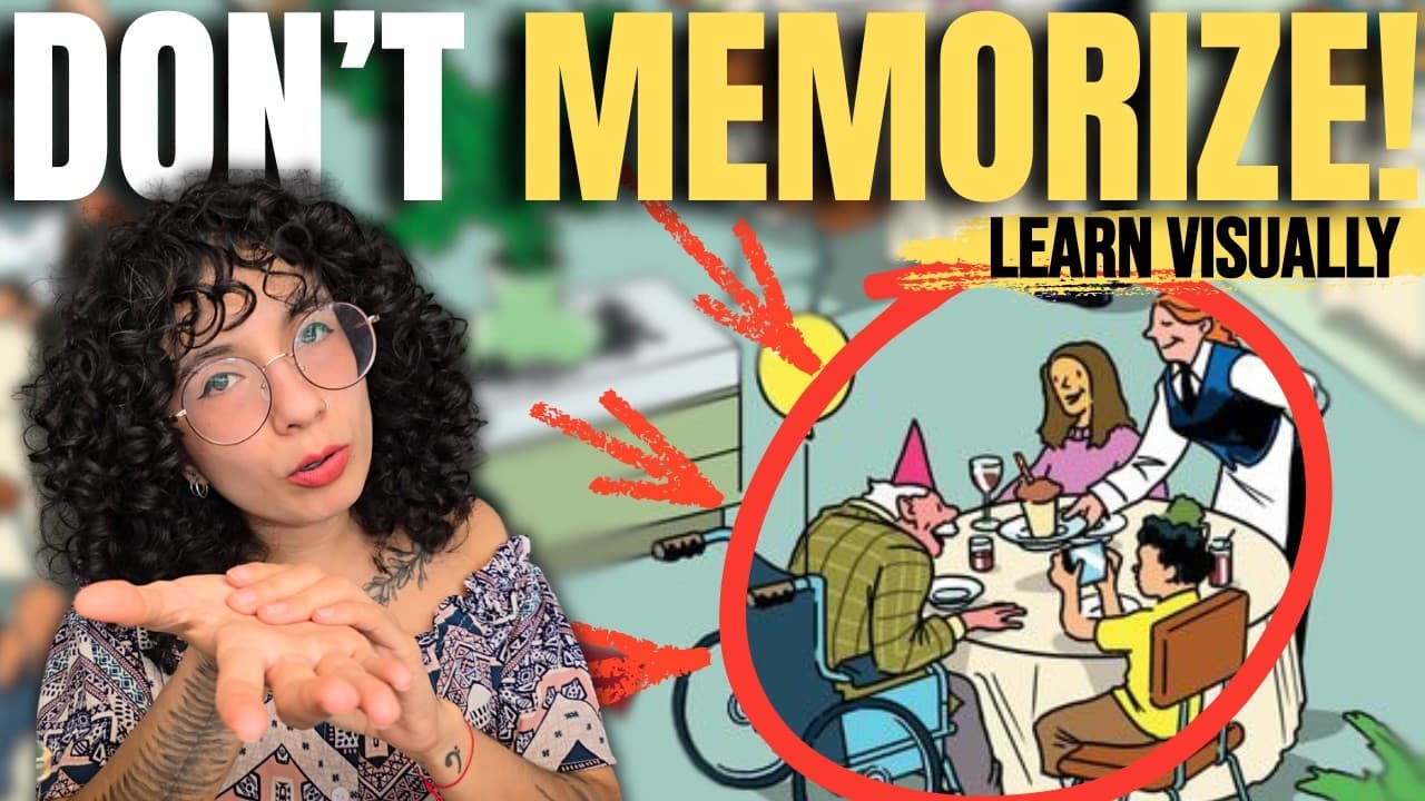 Stop Memorizing Vocabulary! Learn Restaurant Spanish VISUALLY 👀🍽️