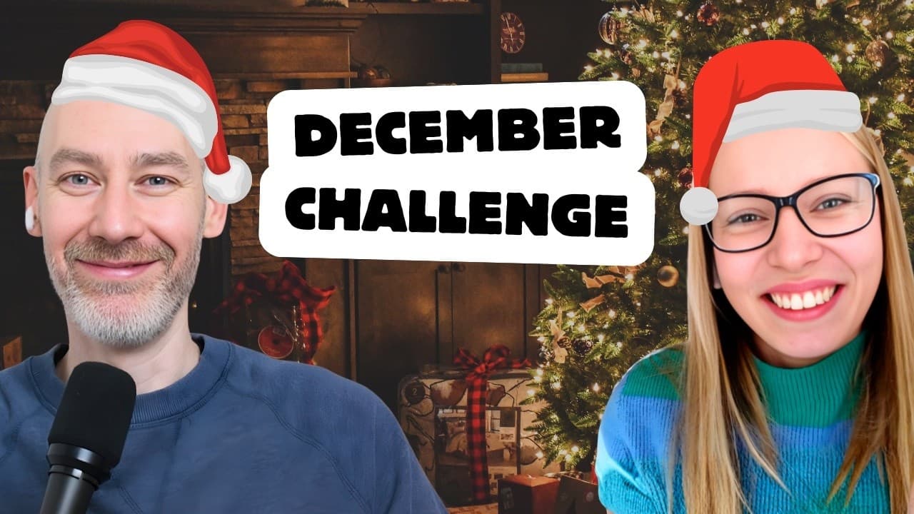 Free December English Challenge: Get a Certificate | Culips English Podcast