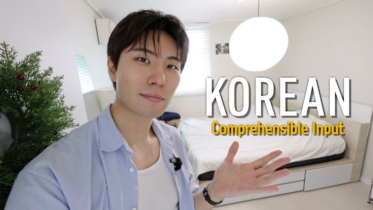 Learn Korean at Home🏠 Comprehensible Input for Beginners