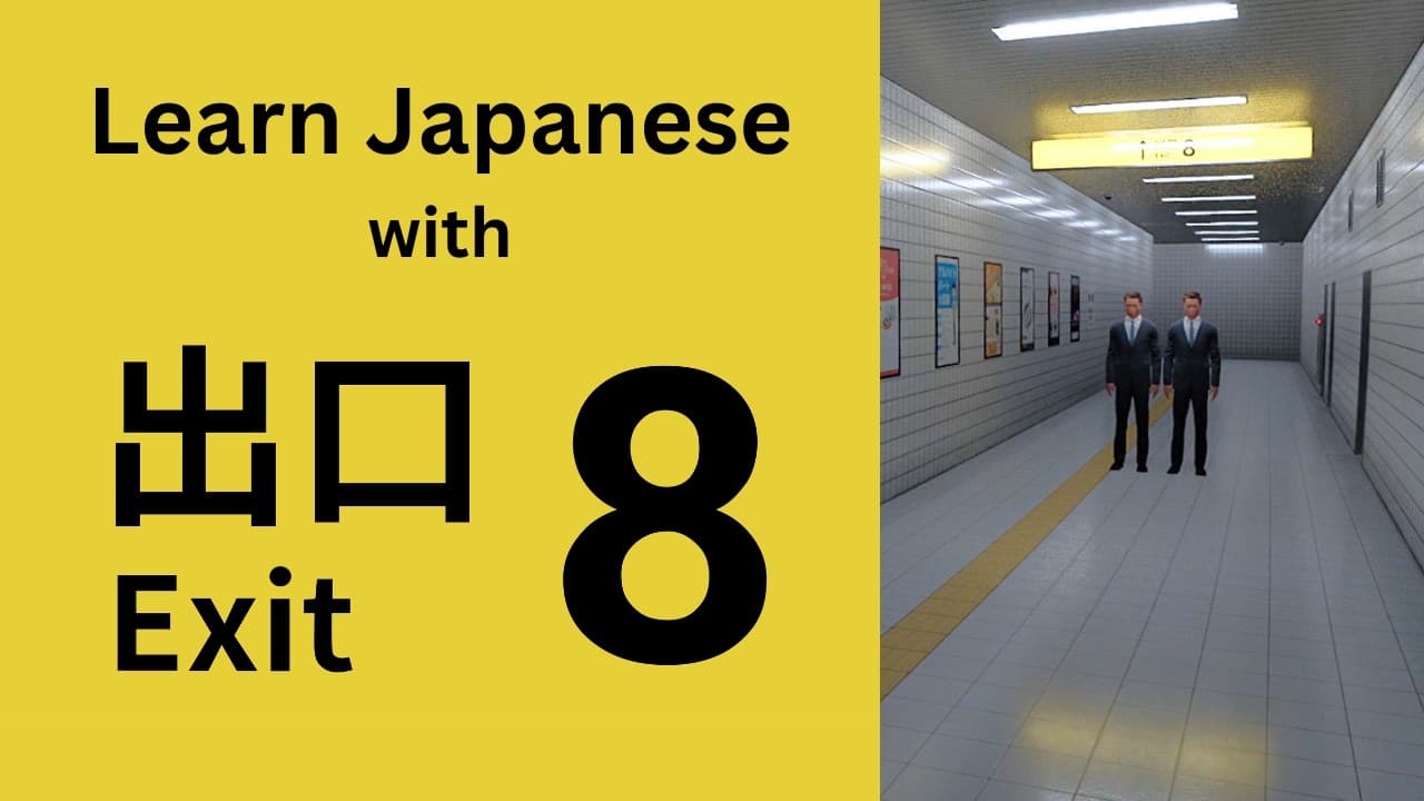 Learn Japanese with a Game (Super Beginner) | Exit 8 #3 | Comprehensible Input