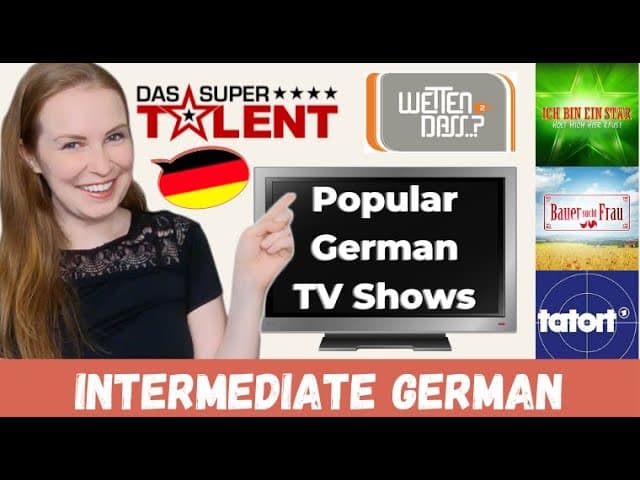 The Most Popular German TV Shows│Intermediate German
